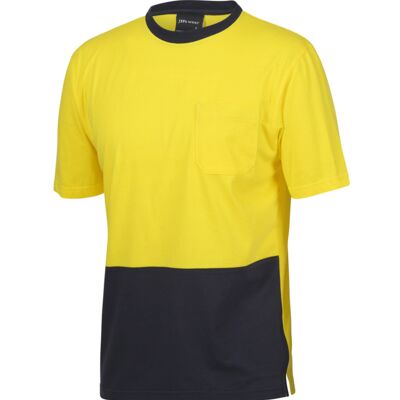 JBs Wear Hi Vis Crew Neck Cotton Tee (D) Thumbnail