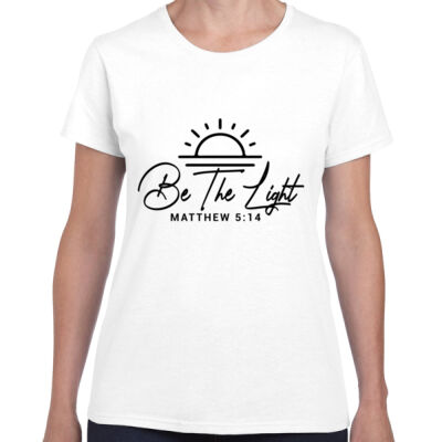 Be the light - Gildan Womens Missy Tee  Thumbnail