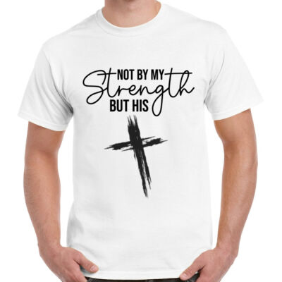 Not by my strength (Mens) - Gildan Adult Cotton Tee  Thumbnail