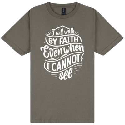 Walk by faith - Gildan Unisex Softstyle Tee  Thumbnail