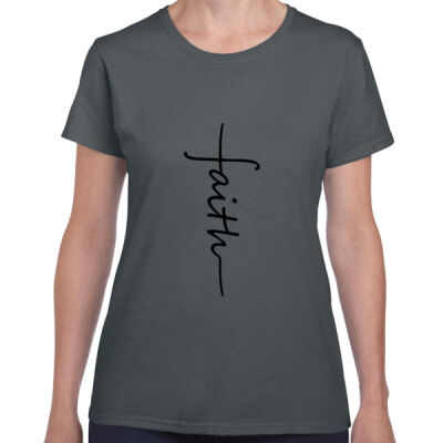 Faith - Gildan Womens Missy Tee  Thumbnail