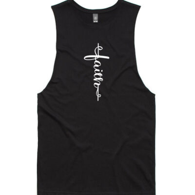 Faith cross - AS Colour Adult Barnard Tank Thumbnail