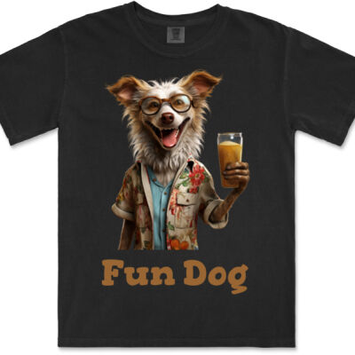 Fun Dog - Gildan Adult Comfort Colours Tee Thumbnail