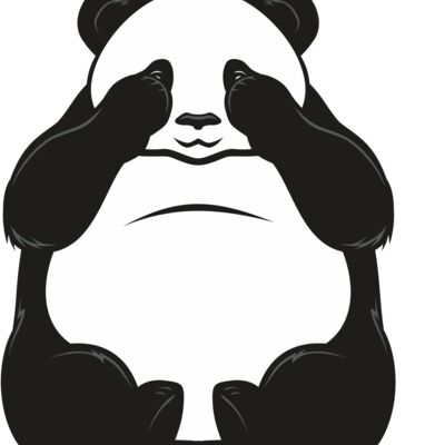 Hear no evil pandas vertical Thumbnail