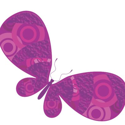 Purple pink butterfly Thumbnail
