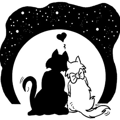 cats love heart Thumbnail