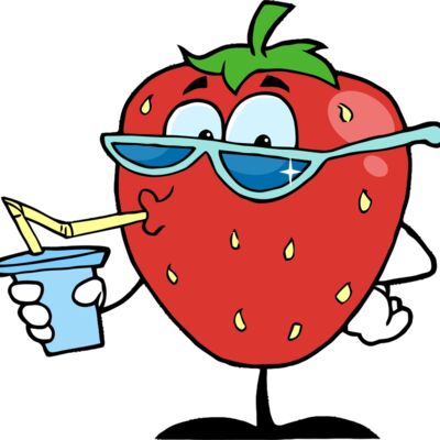 Strawberry drinking Thumbnail