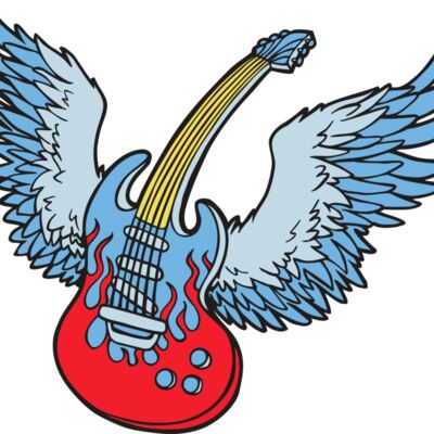 Winged guitar Thumbnail