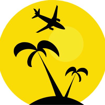 Holiday image plane sunset Thumbnail