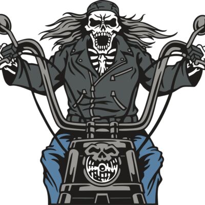 Skeleton Motorbike Thumbnail