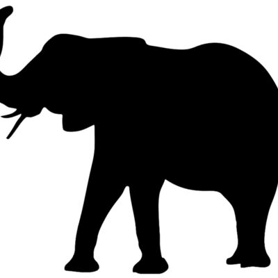 Elephant Silhouette Thumbnail
