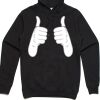 AS Colour Adult Stencil Hoodie Thumbnail